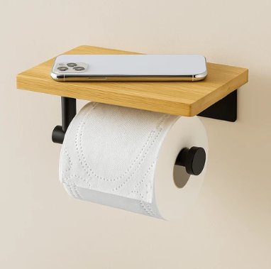 Étagère WC en Bois
