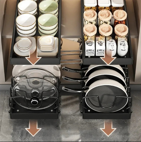 Organisateur Coulissant Casseroles & Couvercles
