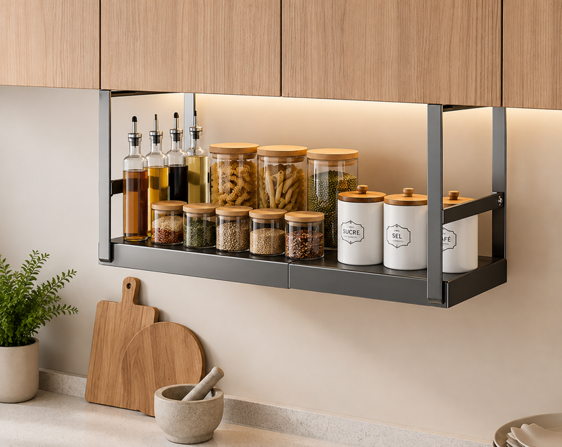 Panier Suspendu Sous Étagère Extensible