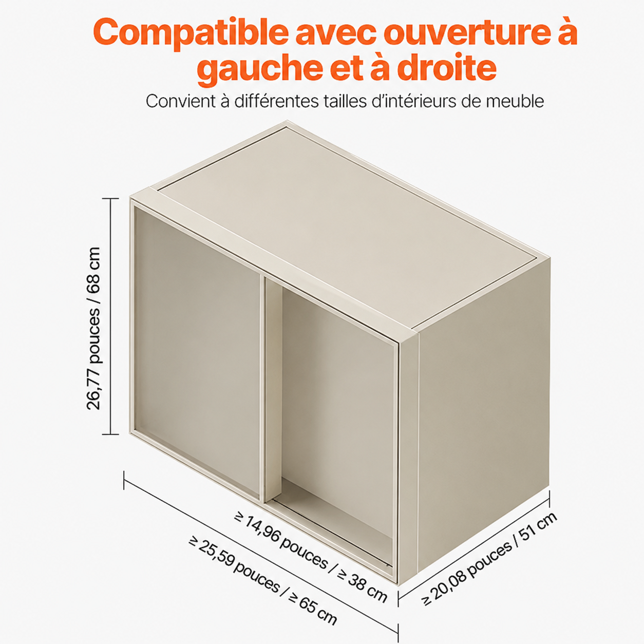 Organisateur d'Angle Cuisine 3 Niveaux — Acier Chromé
