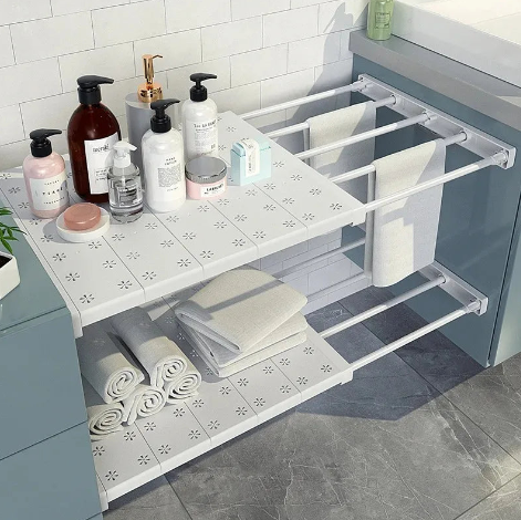 Séparateur Extensible de Rangement – Organisation Sans Perçage