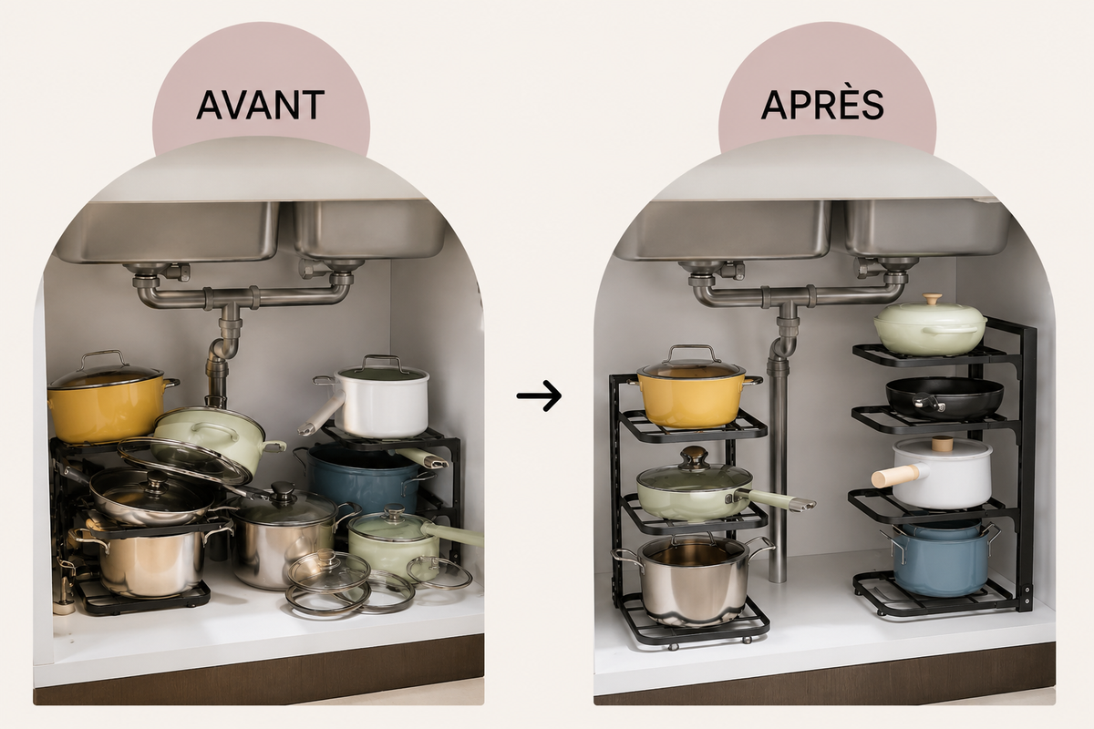 Une cuisine mieux organisée