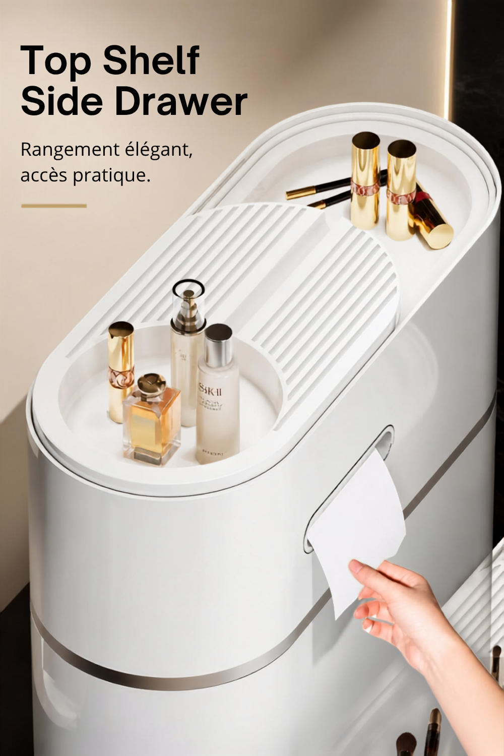 Étagère Coulissante Multi-Niveaux