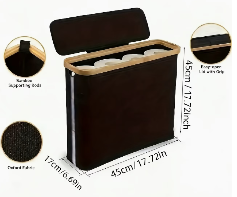 Porte-Papier Toilette Bohème avec Rangement
