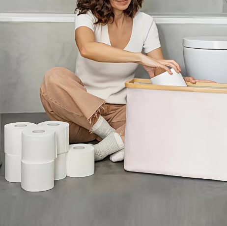 Porte-Papier Toilette Bohème avec Rangement