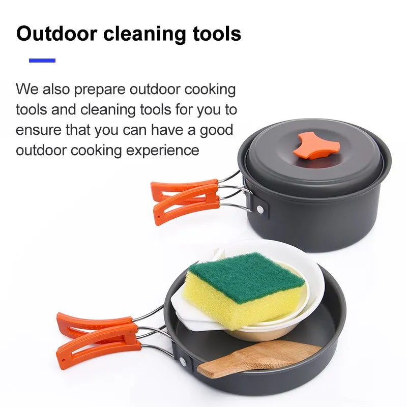 Camping Tableware, Outdoor Cookware Set