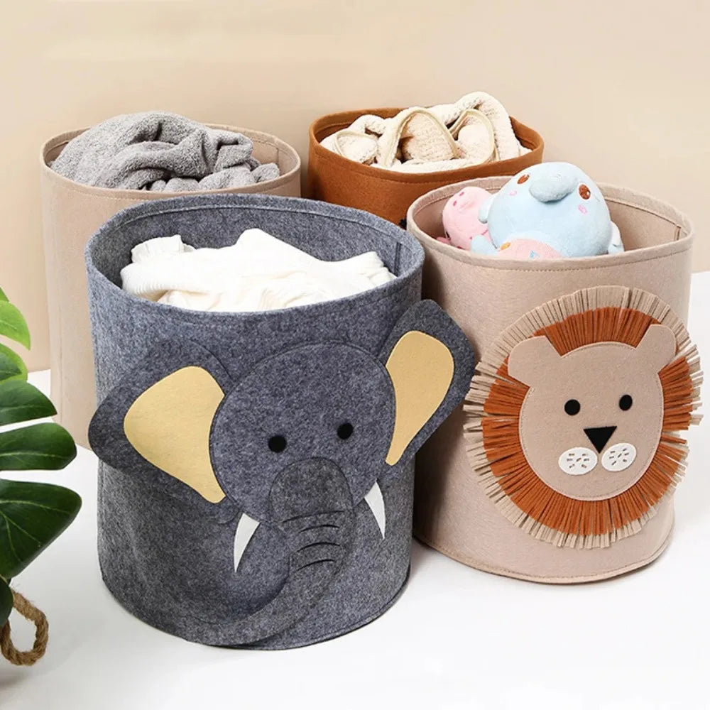 Panier de Rangement Enfant Pliable – Motifs Animaux
