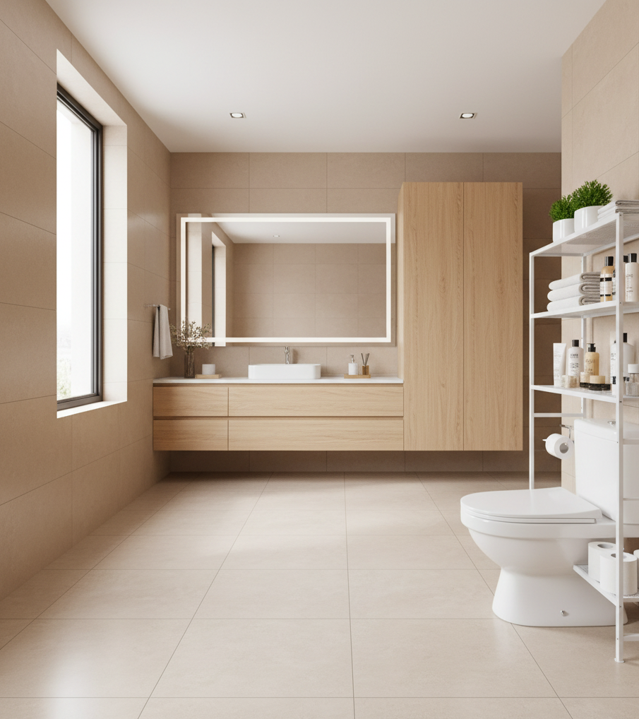Étagère WC 3 Niveaux — Au-Dessus des Toilettes