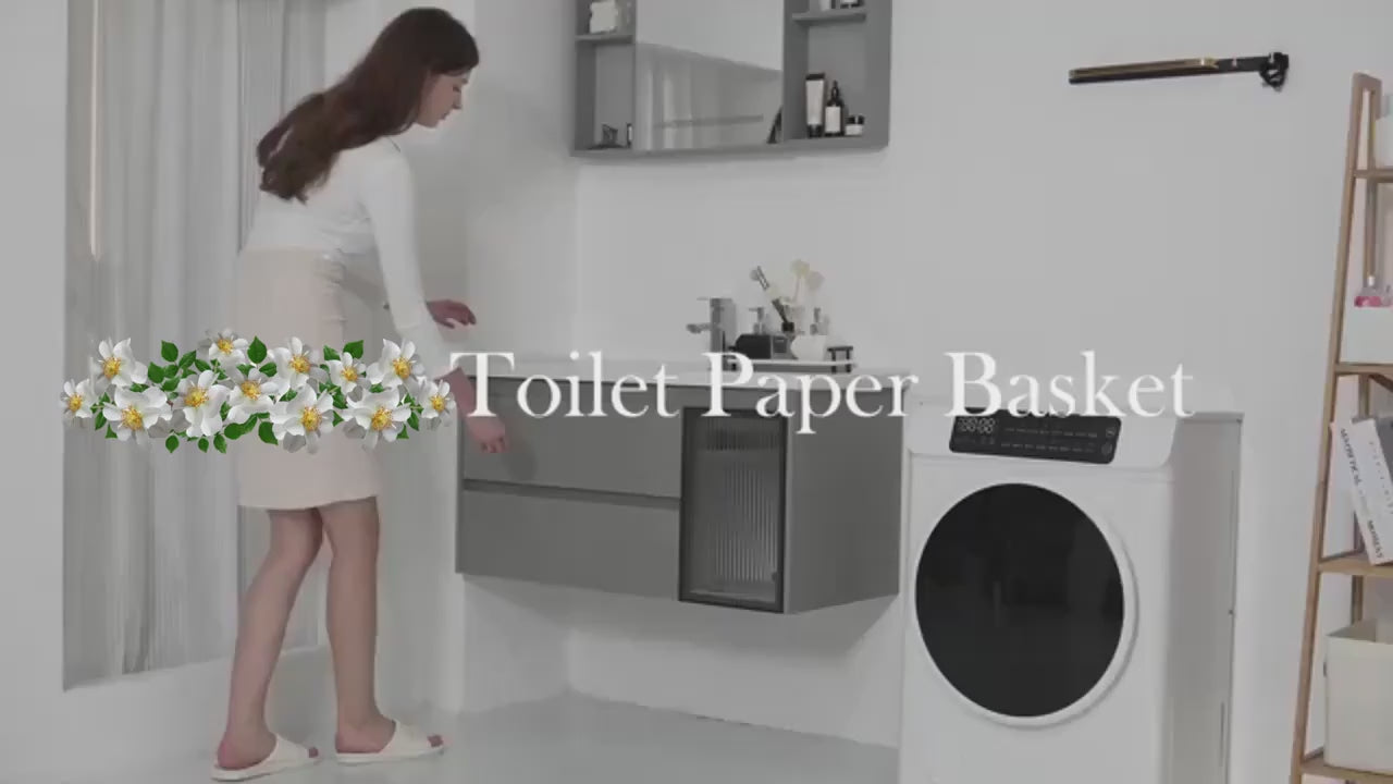 Porte-Papier Toilette Bohème avec Rangement
