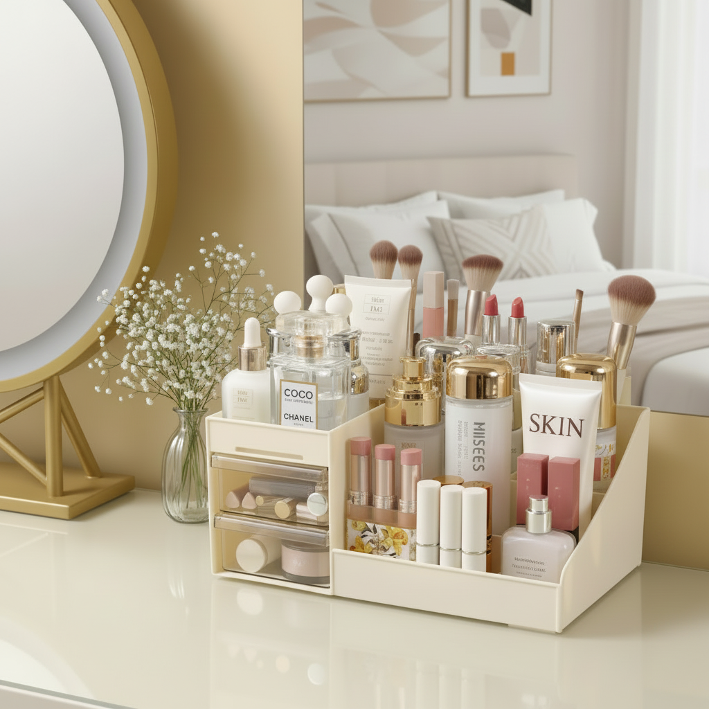 Organisateur de Maquillage & Parfums avec Tiroir
